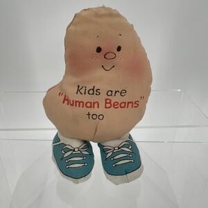 Vintage Human Beans 1980 Plush Kids Are Human Beans Too Collectible Rare Find